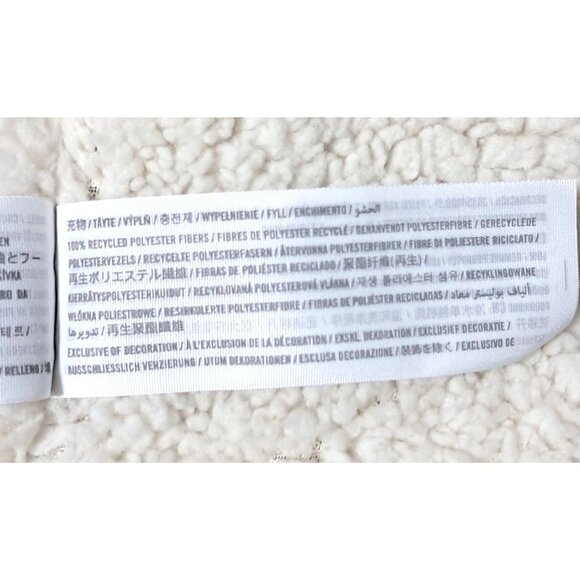 Abercrombie & Fitch Womens S Black Puffer Jacket Hood & Sherpa-Lined Water Wind - Picture 4 of 10